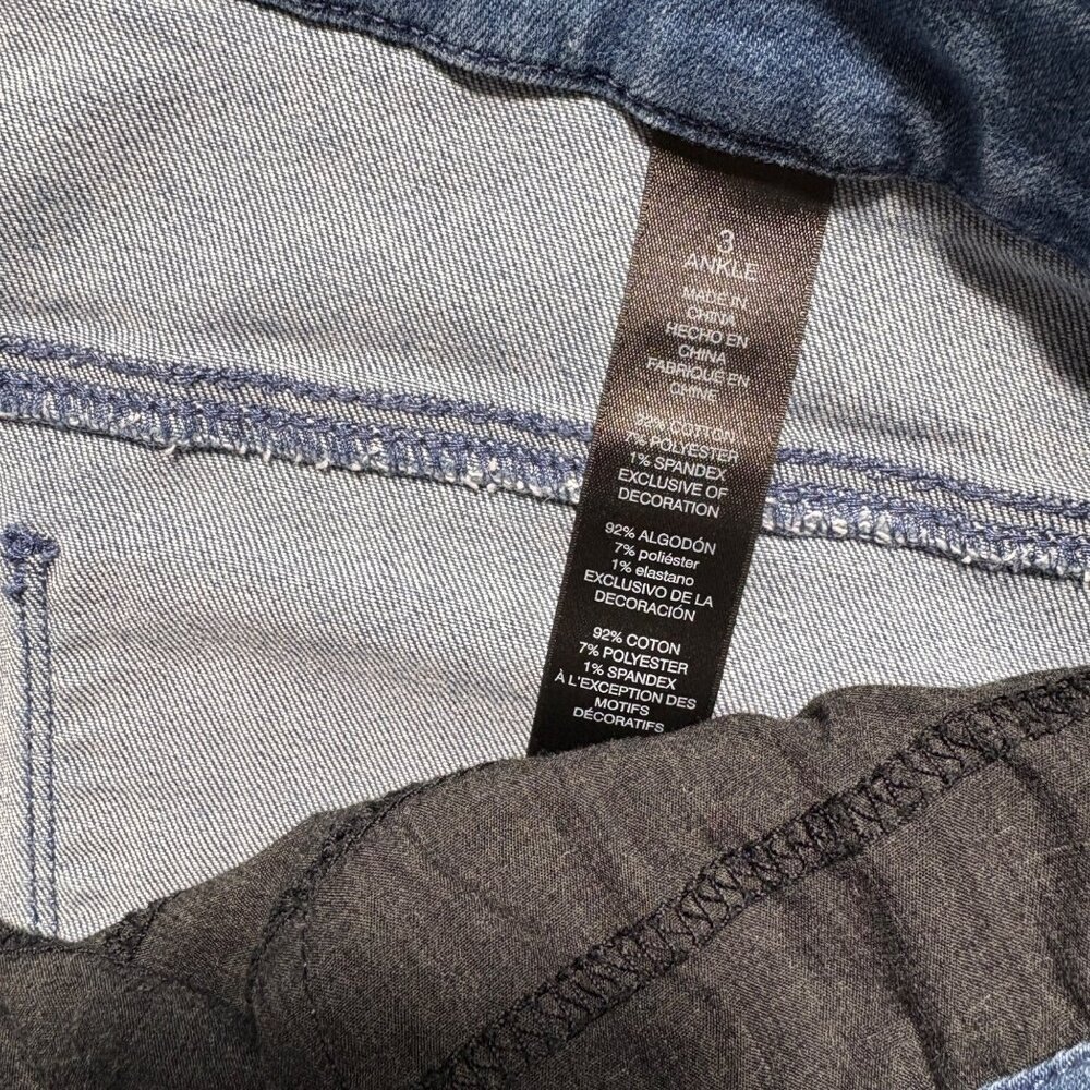 Chico's Boho Chic Slimming Denim Patchwork Ankle … - image 4